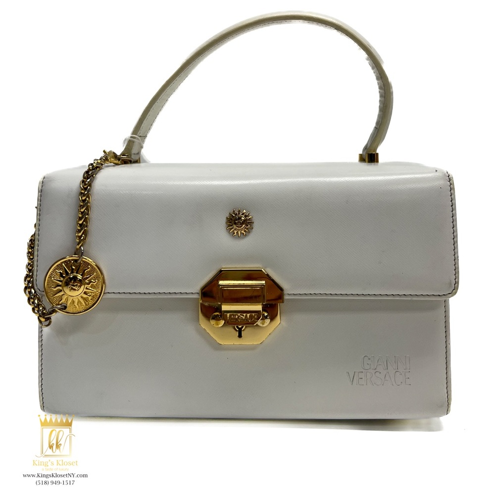 Gianni Versace vintage vanity box bag